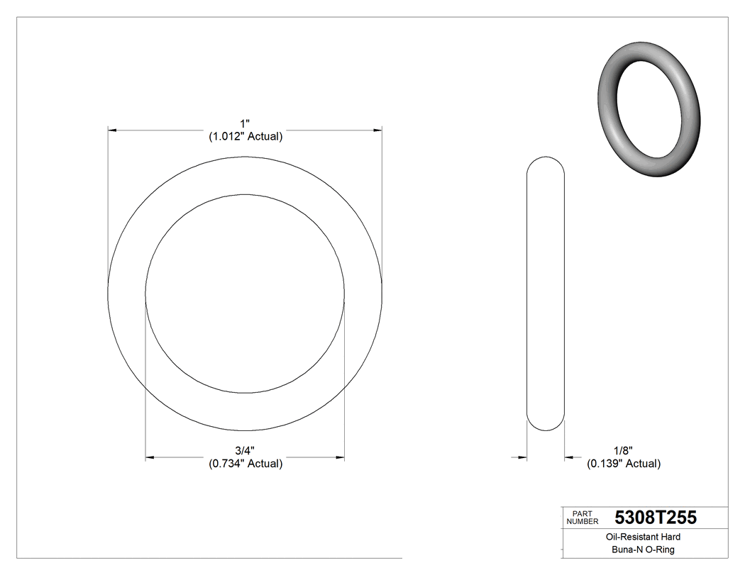 Technical drawing - 5308T255
